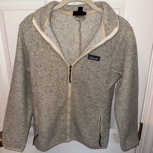 Patagonia Gray Full-Zip Fleece Jacket